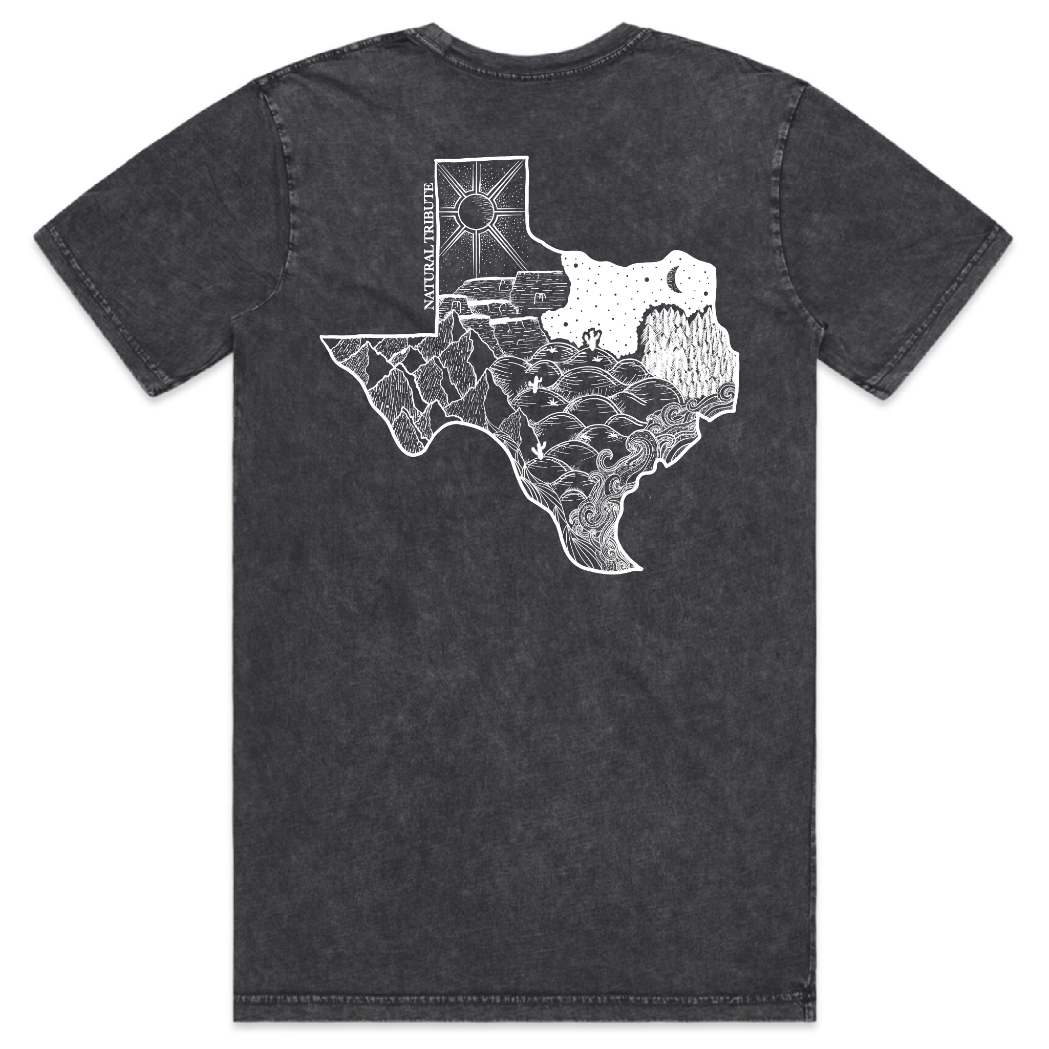 Texas Stone Wash - Black Stone Shirt – Natural Tribute